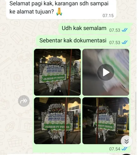 Pengiriman Papan Bunga Selamat Ritz Carlton Kuningan