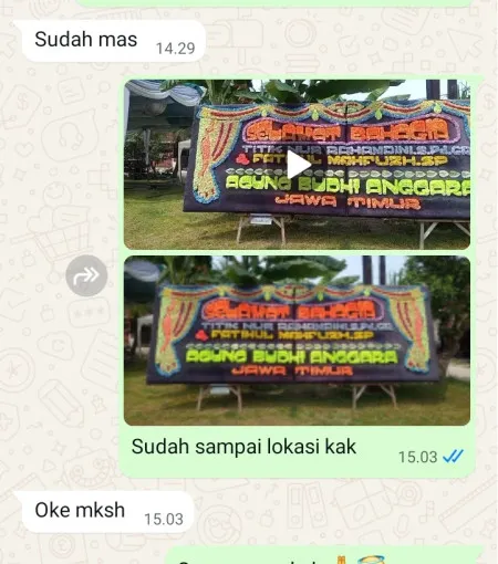 Pengiriman Papan Bunga Ritz Carlton Kuningan