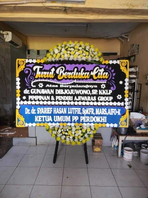 Papan Bunga di Ritz Carlton Kuningan